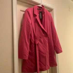 Pink blazer dress from Boohoo